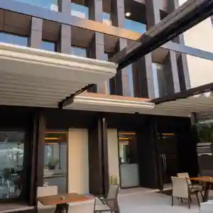 Discover Art New's luxury resort awnings project at Mövenpick Hotel & Resort. Explore stylish outdoor shading solutions. Get a free consultation today!